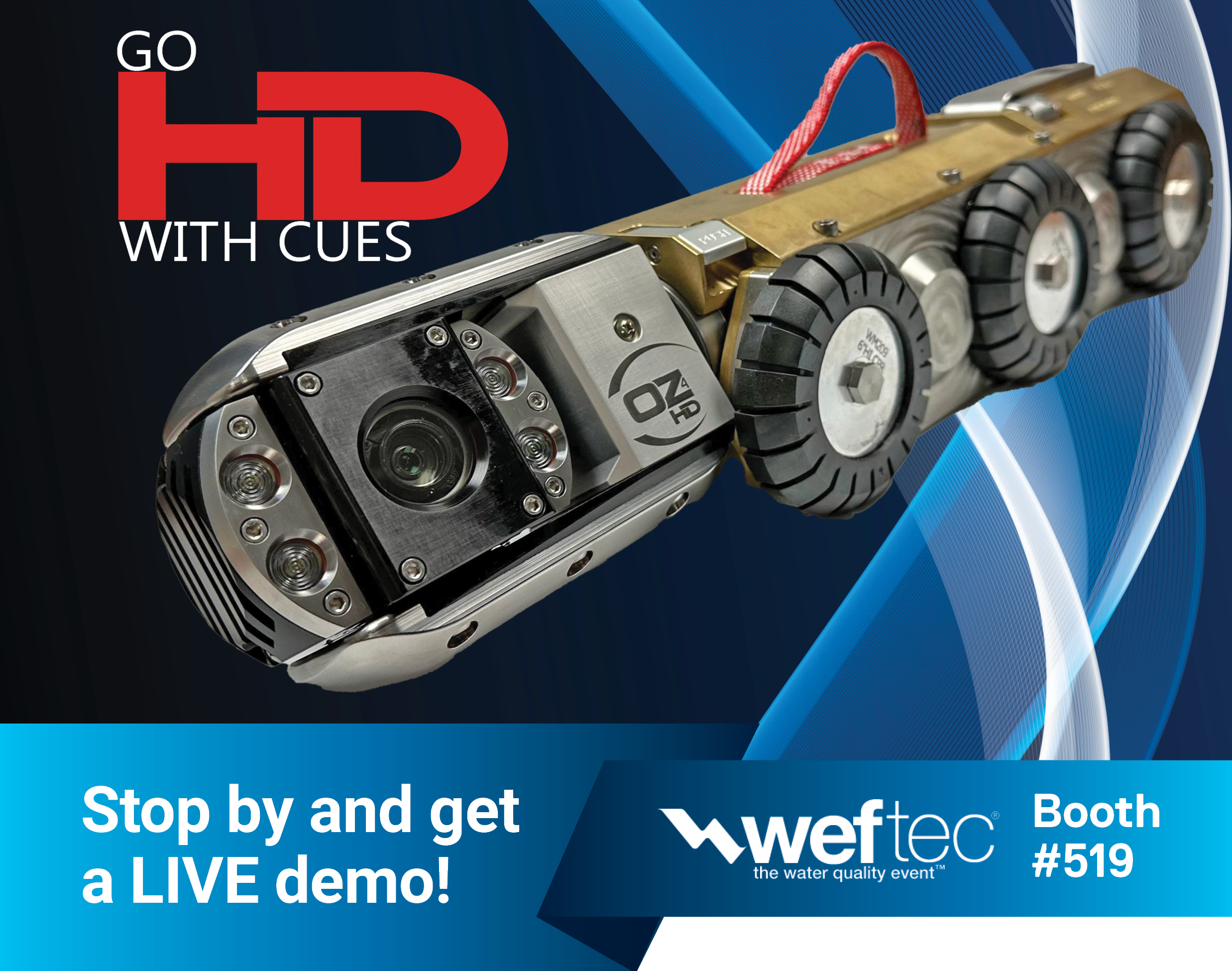 Get a LIVE Demo of OZ4-HD At WEFTEC