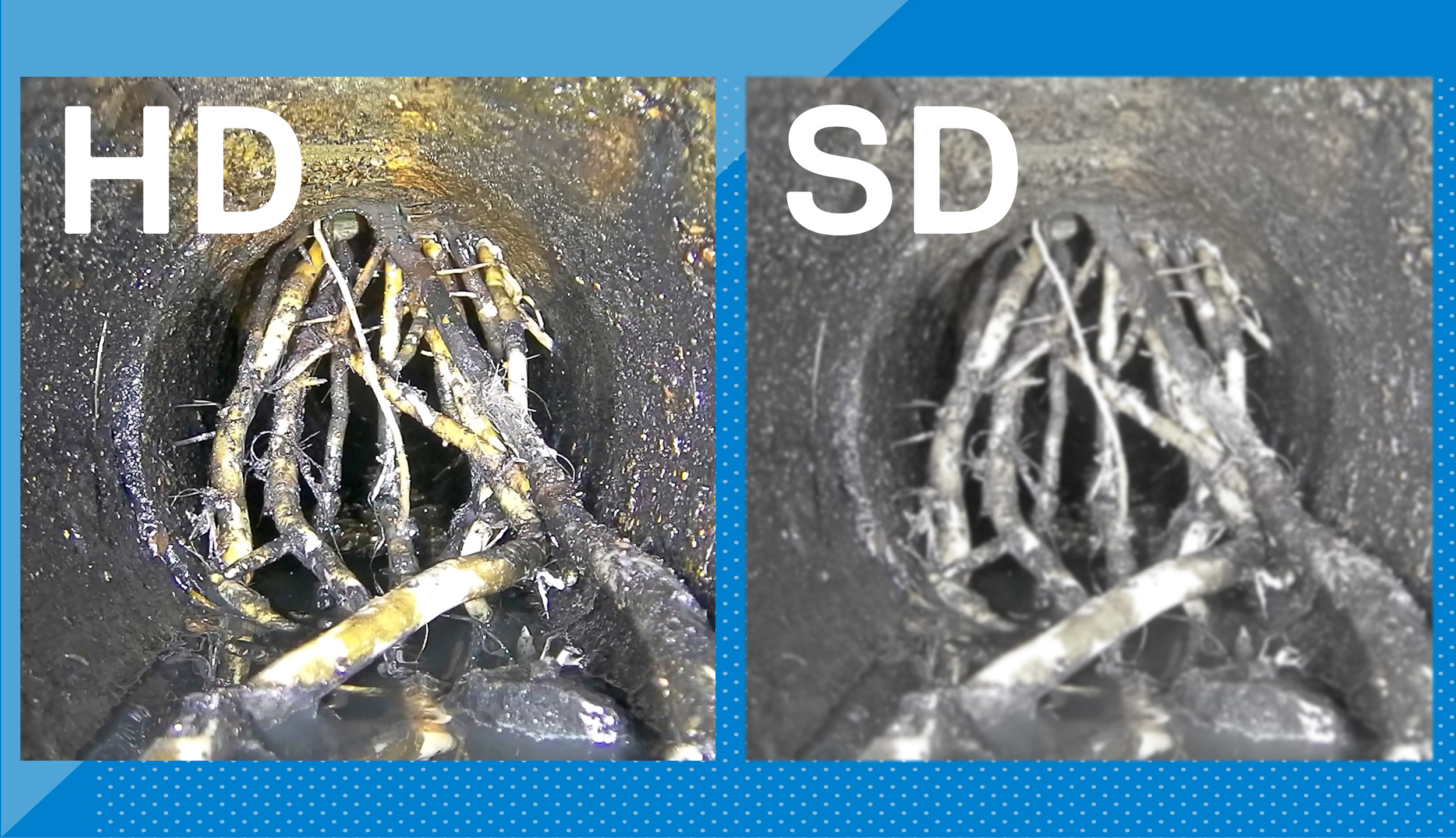 sd vs hd sewer camera