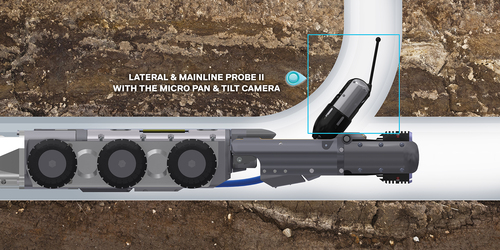 ​LAMP II is a CCTV pipeline inspection tool for identifying pipe defects.